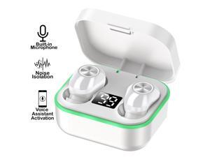 M8 Universal Wireless EarBud Headphone - HD Binuaral Stereo & Mic w/ Case, White M8 Universal Wireless EarBud Headphone - HD Binuaral Stereo & Mic w/ Case, White
