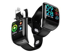 1.3-inch M8 Bluetooth SmartWatch & Wireless Earbuds - Universally Compatible + Pedometer + BPM/Blood Pressure/Oxygen(SPO2)