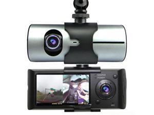 Indigi® Car Blackbox DVR DashCam Double Camera (Front+Rear) Driving Recorder GPS Tracker Indigi® Car Blackbox DVR DashCam Double Camera (Front+Rear) Driving Recorder GPS Tracker