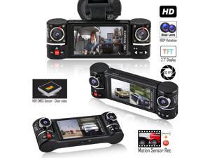 Indigi Dash Cam Recorder - Dual Wide Angle Lens - Motion Activate - 2.7" Split LCD Indigi Dash Cam Recorder - Dual Wide Angle Lens - Motion Activate - 2.7" Split LCD