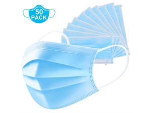 Triple 3-Layer Breathable Surgical Mask w/ Earloop, Anti-Dust, Allergen, Pollen 50 Pieces (Blue) Triple 3-Layer Breathable Surgical Mask w/ Earloop, Anti-Dust, Allergen, Pollen 50 Pieces (Blue)