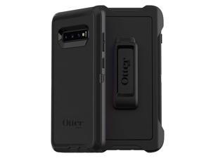 Refurbished OtterBox DEFENDER SERIES Case  Holster for Galaxy S10 Plus ONLY  Black