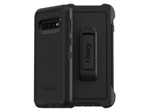 Refurbished OtterBox DEFENDER SERIES Case  Holster for Galaxy S10 ONLY  Black