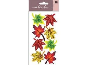 Sticko SPVM-08 Sticko Vellum Stickers-Maple Leaves Sticko SPVM-08 Sticko Vellum Stickers-Maple Leaves