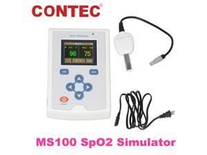 CONTEC MS100 SpO2 Simulator Pulse Heart Rate/ Blood Oxygen Saturation Simulation Pulse Oximeter Accuracy test,Standard 10 R-curves