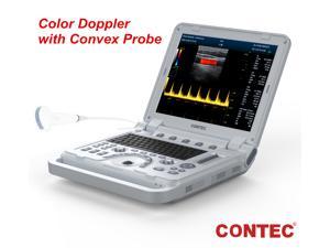 CONTEC CMS1700B Portable Color Doppler Ultrasound Scanner Convex Diagnostic  Ultrasonic Machine Muscle Peripheral Vessel Optional 3D/4D