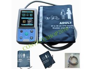 CONTEC PM50 handheld Patient Monitor,NIBP+SPO2+PR+Adult cuffs,USB PC software 24h recorder