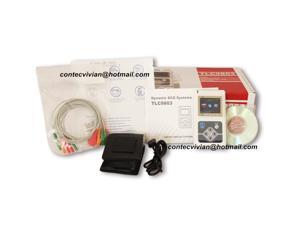 CONTEC Dynamic ECG Holter System 24 hour 3 Channel ECG EKG machine Recorder Sync PC Analyze TLC9803,color OLED