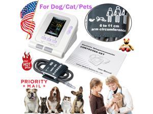 CONTEC08A Vet Digital Veterinary Blood Pressure Monitor with 6-11cm BP cuff for Dogs/Cats/Pets Home care