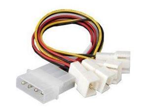 Akasa AK-CB001 Single PSU 4-pin Molex to 4 Fans (AK-CB001) Akasa AK-CB001 Single PSU 4-pin Molex to 4 Fans (AK-CB001)