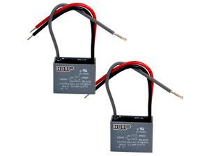 HQRP 2-Pack Ceiling Fan Capacitor CBB61 1uf+2uf 3-Wire plus HQRP Coaster HQRP 2-Pack Ceiling Fan Capacitor CBB61 1uf+2uf 3-Wire plus HQRP Coaster