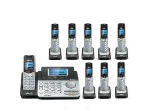 Vtech DS6151 Base + DS6101-8 Expandable 2-line Cordless Phone Bundle