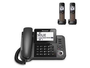 Panasonic KX-TGF382M 3 Handset Corded / Cordless Phone w/ Utilizes DECT 6.0 Technology