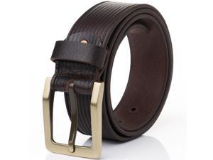 Hammer Anvil Mens Belt Full Grain Leather 38 MM Casual Jean Belt