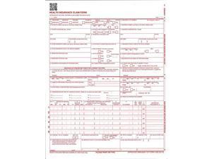 NEW CMS 1500 Claim Forms - HCFA (Version 02/12) 100 per Ream