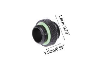 New Barrow G1/4 '' Mini Dual External Thread Connection Double Male Adapter Thread Connector for Water Cooling System Z09 New Barrow G1/4 '' Mini Dual External Thread Connection Double Male Adapter Thread Connector for Water Cooling System Z09