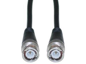 CableWholesale 10X1-01115 BNC RG58, AU Coaxial Cable, Black, BNC Male, Copper Stranded Center Conductor, 15 foot CableWholesale 10X1-01115 BNC RG58, AU Coaxial Cable, Black, BNC Male, Copper Stranded Center Conductor, 15 foot