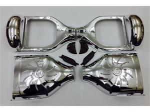 Replacement Chrome Silver Skin Smart Self Balance Hoverboard Scooter Body Shell Repair DIY Replacement Chrome Silver Skin Smart Self Balance Hoverboard Scooter Body Shell Repair DIY
