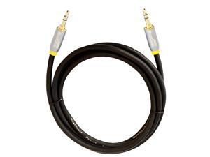 QualGear 100% OFC Copper, Gold Plated Contacts, 3.5mm Male to 3.5mm Male Premium Auxiliary Stereo Audio Cable - 3.5mm Male to 3.5mm Male - 4' Black (QG-ACBL-4FT) QualGear 100% OFC Copper, Gold Plated Contacts, 3.5mm Male to 3.5mm Male Premium Auxiliary Stereo Audio Cable - 3.5mm Male to 3.5mm Male - 4' Black (QG-ACBL-4FT)