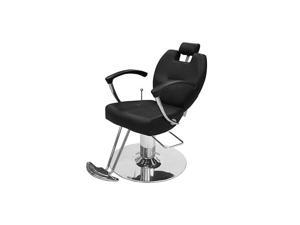 Beauty Salon Styling Chair HERMAN BLACK All Purpose Salon Furniture and Barber Chairs