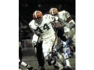 Leroy Kelly signed Cleveland Browns 8X10 Photo HOF 94 (vs Giants)