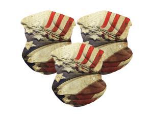3pcs Microfiber American flag Outdoor headband scarf set men and women sun protection sports riding magic face scarf head wrap fishing cover 3pcs Microfiber American flag Outdoor headband scarf set men and women sun protection sports riding magic face scarf head wrap fishing cover