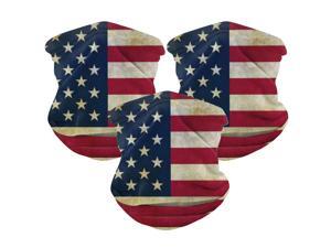 3pcs Microfiber American flag Outdoor headband scarf set men and women sun protection sports riding magic face scarf head wrap fishing cover 3pcs Microfiber American flag Outdoor headband scarf set men and women sun protection sports riding magic face scarf head wrap fishing cover
