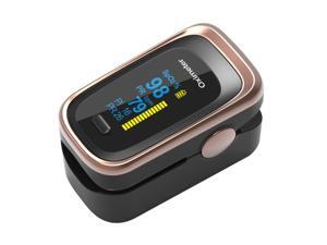 Pulse Oximeter Fingertip Blood Oxygen Saturation Monitor Fingertip (SpO2) Heart Rate Monitor | Dual Color OLED Display | Portable Carry Case, Lanyard Pulse Oximeter Fingertip Blood Oxygen Saturation Monitor Fingertip (SpO2) Heart Rate Monitor | Dual Color OLED Display | Portable Carry Case, Lanyard