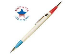 Autopoint Twinpoint Pencil 0.9mm Lead (Red/Blue), White Barrel Autopoint Twinpoint Pencil 0.9mm Lead (Red/Blue), White Barrel