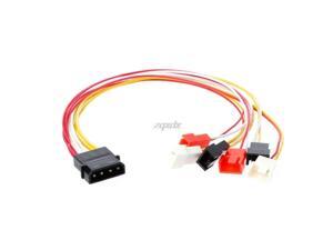 PC DIY 4-pin IDE to 6-port Cooler cooling fan 2pin Splitter power Cable cord 12V 7V 5V 30cm Whosale&Dropship PC DIY 4-pin IDE to 6-port Cooler cooling fan 2pin Splitter power Cable cord 12V 7V 5V 30cm Whosale&Dropship