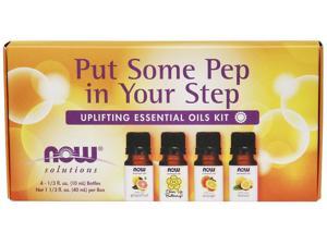 Now Foods Solutions, Put Some Pep in Your Step, Uplifting Essential Oils Kit