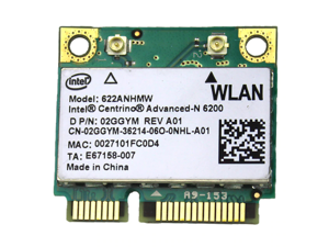 2GGYM Dell Mini PCI Express Half Height WLAN WiFi 802.11n Wireless Card Latitude E6410 E6510 Studio XPS 1647 - OEM