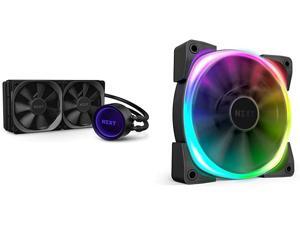 NZXT Kraken X63 280mm - RL-KRX63-01 - AIO RGB CPU Liquid Cooler & H510 Elite - CA-H510E-W1 - Premium Mid-Tower ATX Case PC Gaming Case - Dual-Tempered Glass Panel - White/Black NZXT Kraken X63 280mm - RL-KRX63-01 - AIO RGB CPU Liquid Cooler & H510 Elite - CA-H510E-W1 - Premium Mid-Tower ATX Case PC Gaming Case - Dual-Tempered Glass Panel - White/Black