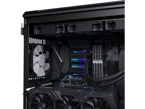 Phanteks (P-GO360MP_DBK01) Glacier One 360MP D-RGB AIO Liquid CPU Cooler, Infinity Mirror Pump Cap Design, 3X Silent 120mm MP PWM Fans, Black Phanteks (P-GO360MP_DBK01) Glacier One 360MP D-RGB AIO Liquid CPU Cooler, Infinity Mirror Pump Cap Design, 3X Silent 120mm MP PWM Fans, Black