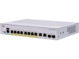 Cisco Business CBS250-8FP-E-2G Smart Switch | 8 Port GE | Full PoE | Ext PS | 2x1G Combo | Limited Lifetime Protection (CBS250-8FP-E-2G) Cisco Business CBS250-8FP-E-2G Smart Switch | 8 Port GE | Full PoE | Ext PS | 2x1G Combo | Limited Lifetime Protection (CBS250-8FP-E-2G)