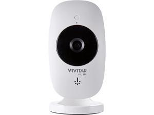 Vivitar IPC113-WHT Wide Angle 1080p HD Wi-Fi Smart Home Camera with Motion Detection, Night Vision, Cloud Backup, Two-Way Audio, Child and Pet Monitor, iOS and Android App for Home Or Office Use