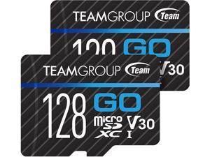TEAMGROUP GO Card 128GB -2PACK Micro SD Card for GoPro & Action Cameras MicroSDXC UHS-I U3 V30 High Speed Flash Memory Card with Adapter for Outdoor Sports 4K Shooting TGUSDX128GU364 TEAMGROUP GO Card 128GB -2PACK Micro SD Card for GoPro & Action Cameras MicroSDXC UHS-I U3 V30 High Speed Flash Memory Card with Adapter for Outdoor Sports 4K Shooting TGUSDX128GU364