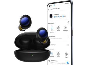 Active Noise Cancelling Wireless Earbuds, realme Buds Air 2 Neo Bluetooth 5.2 Headphones with Microphone, Waterproof Earphones, Touch Control, 28H Playtime, USB-C, App for iPhone Android