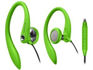 MAXROCK MINi5 Comfort-fit Headphones with Mic Wired Cellphone Earbuds with 3.5mm Jack Green 