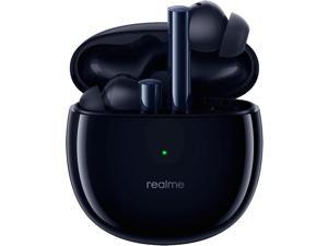 realme Buds Air 2 Earphone 25h Battery Life IPX5 Waterproof Transparency Mode Active Noise Cancellation Hi-Fi 88ms Super Low Latency Bass Boost Driver, Black
