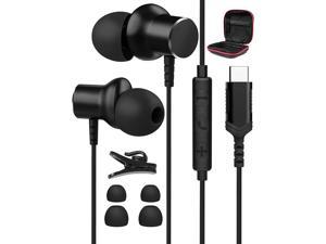 USB C Headphones for Samsung Note 20 APETOO Type C Earphones with Mic Volume Control Magnetic Earbuds Noise Cancelling Stereo Headset for iPad Pro Galaxy S21 Ultra S20 FE Pixel 5 4 3 XL OnePlus 9 8