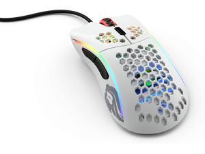 Glorious Gaming Mouse  Glorious Model D Minus Honeycomb Mouse  Superlight RGB PC Mouse  62 g  Matte White Wired Mouse