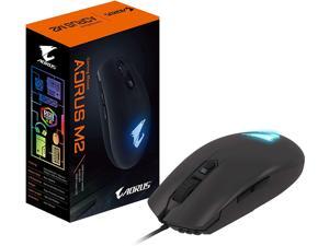 AORUS M2 Accurate 6200 DPI Optical Engine, Lightweight Esports-Grade, Ambidextrous Design, RGB Fusion 2.0 Mouse GM-AORUS M2