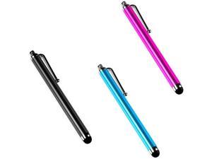 Motorola Xoom Blackberry Playbook HTC Flyer Evo View Tablet 4s BlastCase 3 Pack of Stylus Black Blue Red Universal Touch Screen Pen for Ipad 2 Ipod Iphone 4 4S 3g 3gs Samsung Galaxy Tab 8.9 10.1