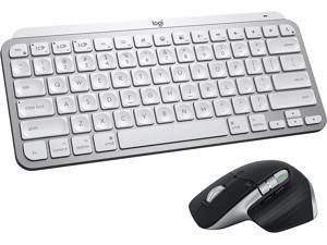 Logitech MX Keys Mini Wireless Illuminated Keyboard and MX Master 3 Mouse Combo for MAC, Bluetooth Keyboard and Performance Wireless, Ergonomic, 4000DPI Sensor Mouse - USB-C, Bluetooth \u2013 Grey