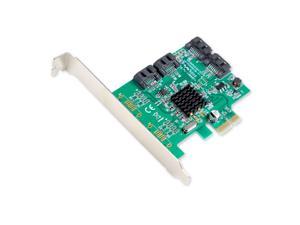 IOCrest SI-PEX40064 4 Port SATA III PCIe 2.0 X 1 Controller Card Components