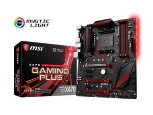 MSI Performance Gaming AMD X470 Ryzen 2 AM4 DDR4 Onboard Graphics CFX ATX Motherboard (X470 Gaming Plus) MSI Performance Gaming AMD X470 Ryzen 2 AM4 DDR4 Onboard Graphics CFX ATX Motherboard (X470 Gaming Plus)