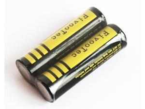 Fivootec Battery 18650 3000mAh Li-ion 3.7V Rechargeable Batteries Pack of 2 Fivootec Battery 18650 3000mAh Li-ion 3.7V Rechargeable Batteries Pack of 2