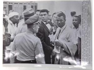 Muhammad Ali 1964 Boxing Airport AP Wire Photo Muhammad Ali 1964 Boxing Airport AP Wire Photo