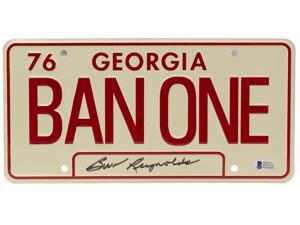 Burt Reynolds Signed Smokey And The Bandit License Plate BAS Burt Reynolds Signed Smokey And The Bandit License Plate BAS